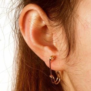 Safety Pin Earrings